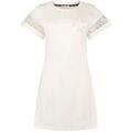 Robe courte Liu Jo Robe courte avec d&eacute;tails en dentelle Blanc