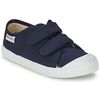 Baskets basses enfant Victoria BLUCHER LONA DOS VELCROS Bleu