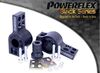 Silentbloc int&eacute;rieur arri&egrave;re pour triangle avant avec r&eacute;glage de chasse et d&eacute;port ext&eacute;rieur Powerflex - VAG (Gamme comp&eacute;tition)